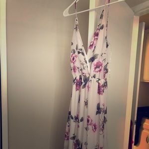 Floral summer maxi dress